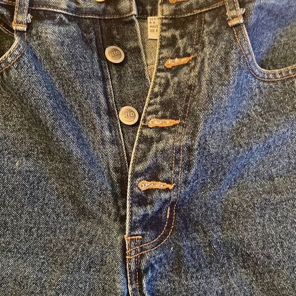 Rio Jeans Button Fly Blue Denim Jeans - Picture 5 of 10
